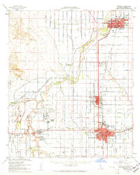 Brawley 1957 topographic map thumbnail