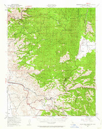 Breckenridge Mtn 1943 topographic map thumbnail