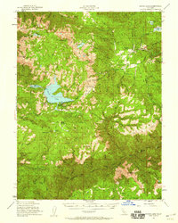 Bucks Lake 1950 topographic map thumbnail