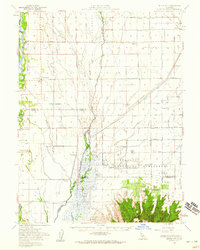 Butte City 1954 topographic map thumbnail