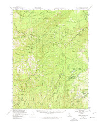 Butte Meadows 1958 topographic map thumbnail