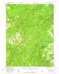 Butte Meadows 1958 topographic map thumbnail