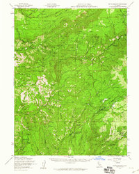 Butte Meadows 1958 topographic map thumbnail
