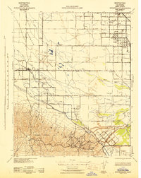 Buttonwillow 1942 topographic map thumbnail