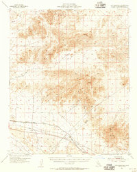 Cady Mountains 1955 topographic map thumbnail