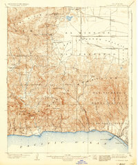 Calabasas 1903 topographic map thumbnail