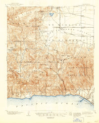 Calabasas 1903 topographic map thumbnail