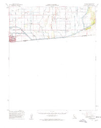 Calexico 1957 topographic map thumbnail