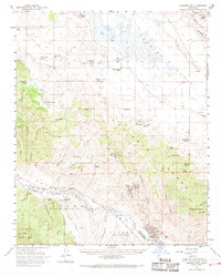Caliente Mountain 1959 topographic map thumbnail