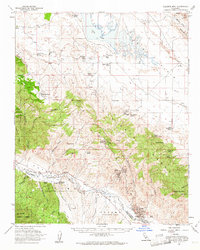 Caliente Mountain 1959 topographic map thumbnail