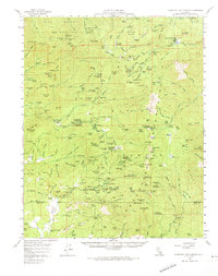 California Hot Springs 1958 topographic map thumbnail