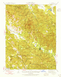 Calistoga 1943 topographic map thumbnail