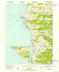 Cape Mendocino 1950 topographic map preview