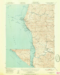 Cape Mendocino 1951 topographic map preview
