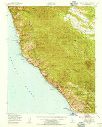 Cape San Martin 1948 topographic map thumbnail