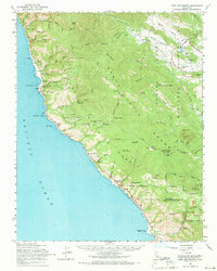 Cape San Martin 1961 topographic map thumbnail