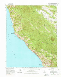 Cape San Martin 1961 topographic map thumbnail