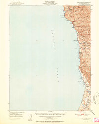 Cape Vizcaino topographic map thumbnail