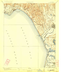 Capitola 1914 topographic map thumbnail
