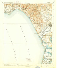 Capitola 1914 topographic map thumbnail
