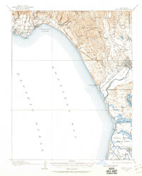 Capitola 1912 topographic map thumbnail