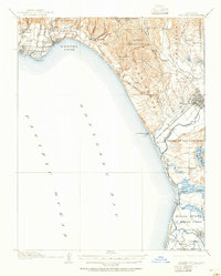 Capitola 1912 topographic map thumbnail