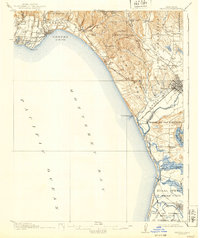 Capitola 1914 topographic map thumbnail
