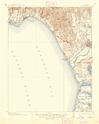 Capitola 1914 topographic map thumbnail