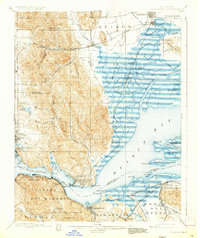 Carquinez 1901 topographic map thumbnail