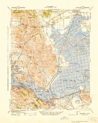 Carquinez topographic map thumbnail
