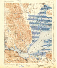 Carquinez 1901 topographic map thumbnail