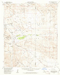 Carrizo Mountain 1959 topographic map thumbnail