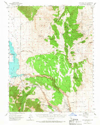 Casa Diablo Mtn 1953 topographic map thumbnail