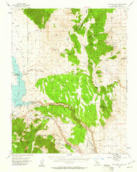 Casa Diablo Mtn. 1953 topographic map preview