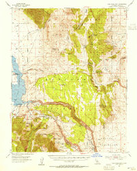 Casa Diablo Mtn. 1953 topographic map preview