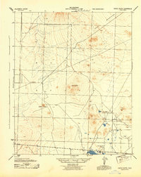 Castle Butte 1943 topographic map thumbnail