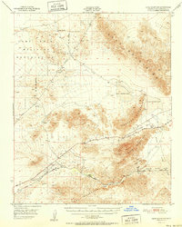 Cave Mountain 1951 topographic map preview