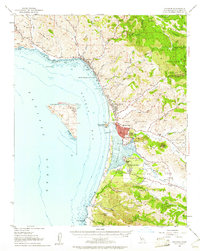 Cayucos 1951 topographic map thumbnail