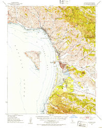 Cayucos 1951 topographic map thumbnail