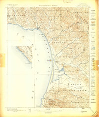 Cayucos 1897 topographic map thumbnail