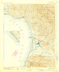Cayucos 1897 topographic map thumbnail