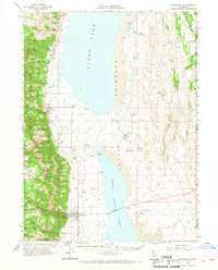 Cedarville 1962 topographic map thumbnail