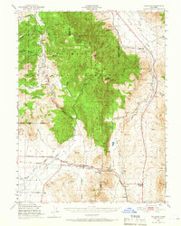Chilcoot 1950 topographic map thumbnail