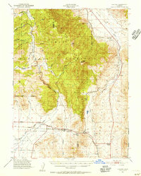 Chilcoot 1950 topographic map thumbnail