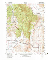Chilcoot 1950 topographic map thumbnail