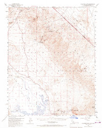 Chloride Cliff 1952 topographic map thumbnail