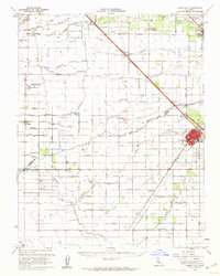 Chowchilla 1960 topographic map thumbnail