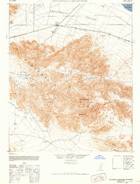 Chuckwalla Mountains 1944 topographic map thumbnail