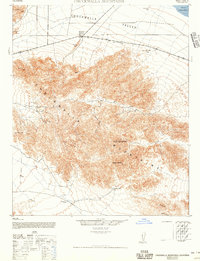 Chuckwalla Mountains 1944 topographic map thumbnail