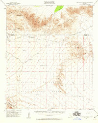 Chuckwalla Spring 1953 topographic map thumbnail